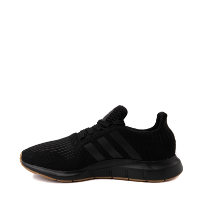 Alternate view of Mens adidas Swift Run Athletic Shoe - Black / Gum