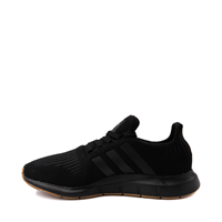 Mens adidas Swift Run Athletic Shoe Black Gum Journeys