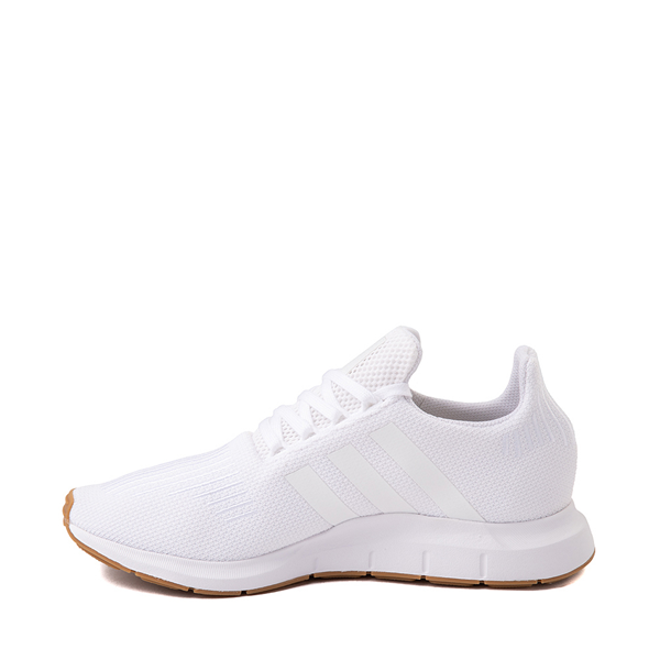alternate view Mens adidas Swift Run Athletic Shoe - Cloud White / GumALT1