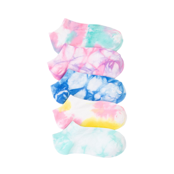 Main view of Tie Dye Footies 5 Pack - Little Kid - Multicolor