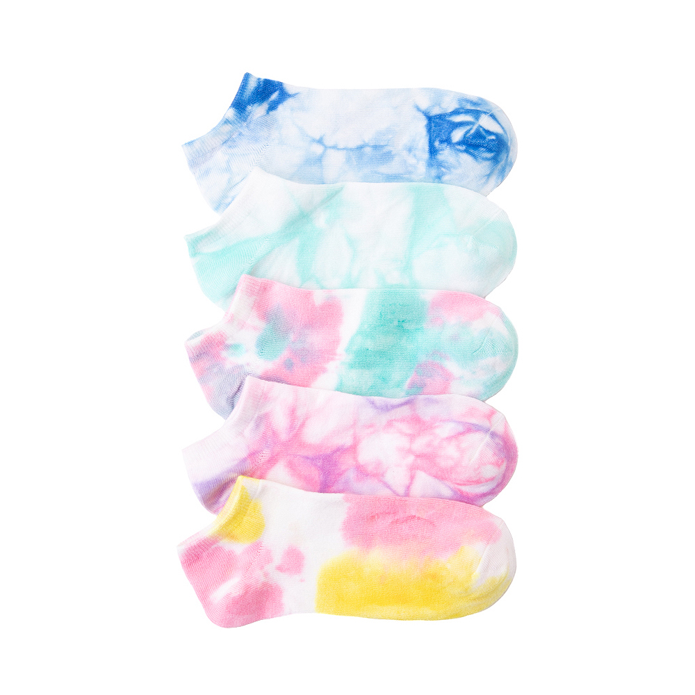 Tie Dye Footies 5 Pack - Big Kid - Multicolor