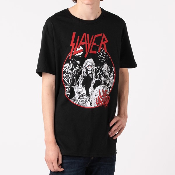 Main view of Mens Slayer Live Undead Tee - Black
