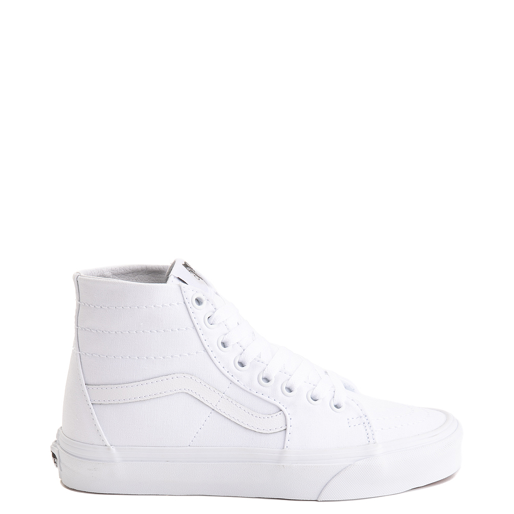 Vans Sk8 Hi Tapered Skate Shoe - True White Monochrome