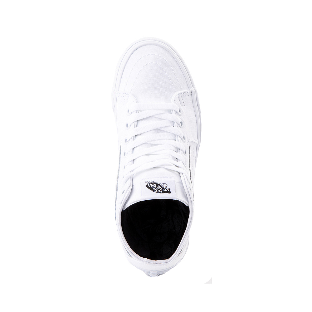 Vans Sk8-Hi Tapered Skate Shoe - True White Monochrome | Journeys