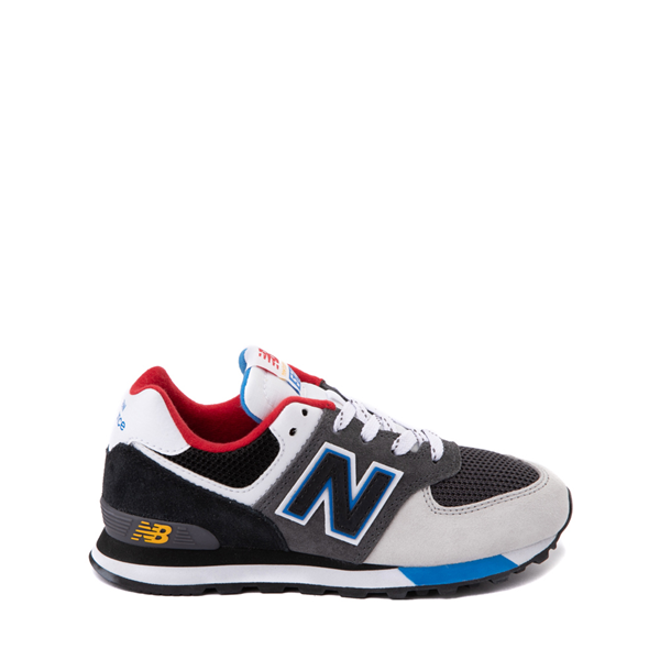 Main view of New Balance 574 Athletic Shoe - Little Kid - Magnet / Serene Blue