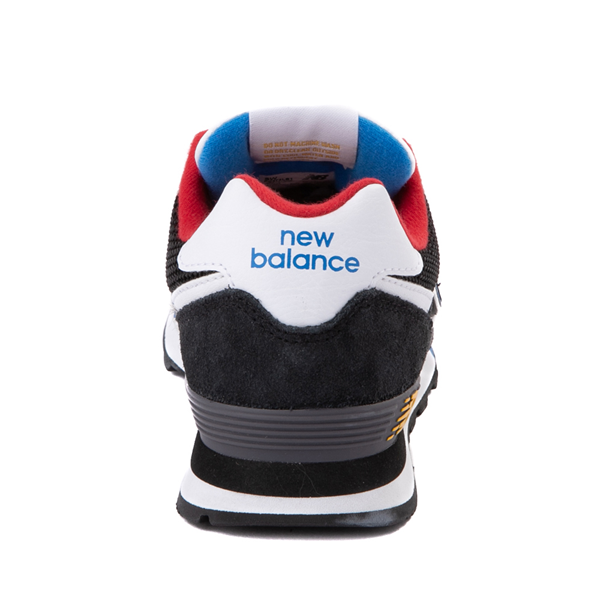 alternate view New Balance 574 Athletic Shoe - Little Kid - Magnet / Black / Serene BlueALT4