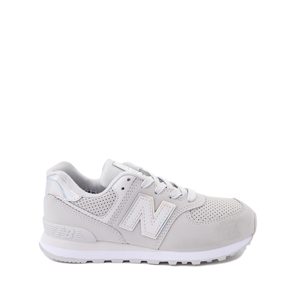 Main view of New Balance 574 Athletic Shoe - Little Kid - Gray / Lenticular
