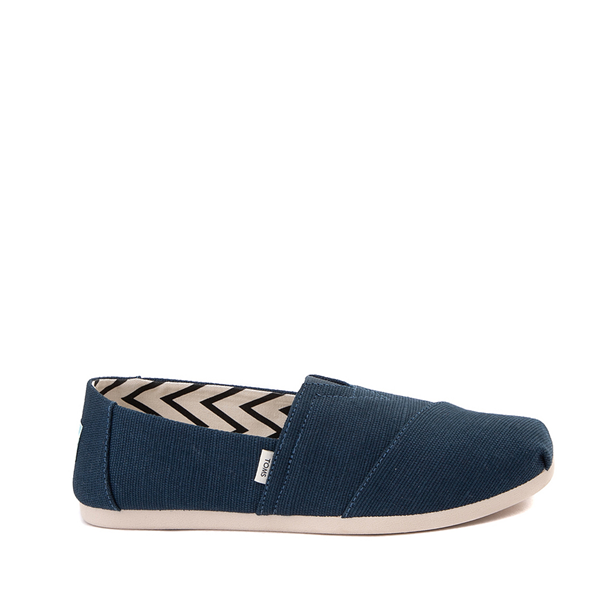 Main view of Womens TOMS Classic Slip On Casual Shoe - Majolica Blue