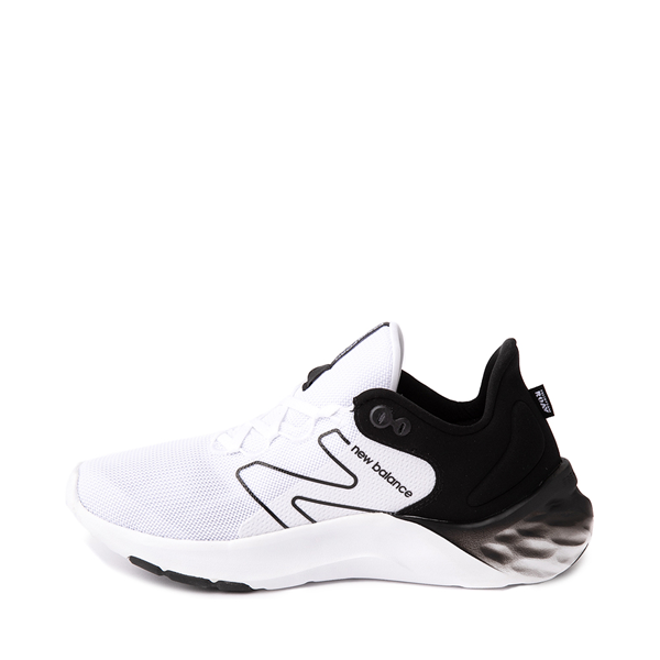 alternate view Mens New Balance Fresh Foam Roav Athletic Shoe - White / BlackALT1