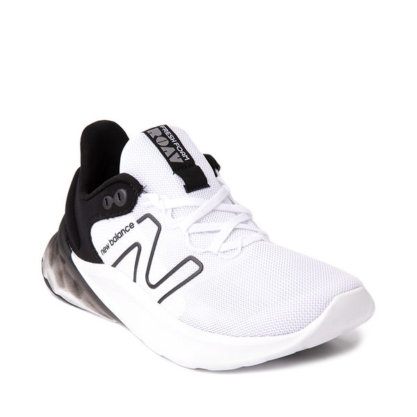 alternate view Mens New Balance Fresh Foam Roav Athletic Shoe - White / BlackALT5
