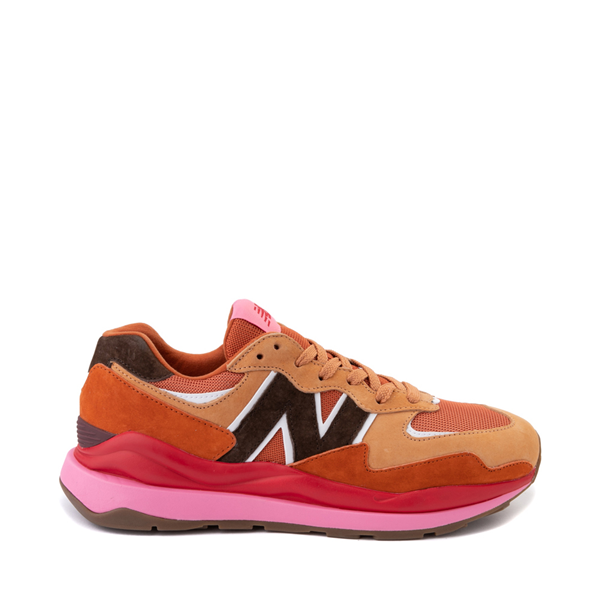 Main view of Mens New Balance 57/40 Athletic Shoe - Chocolate Brown / Bubblegum