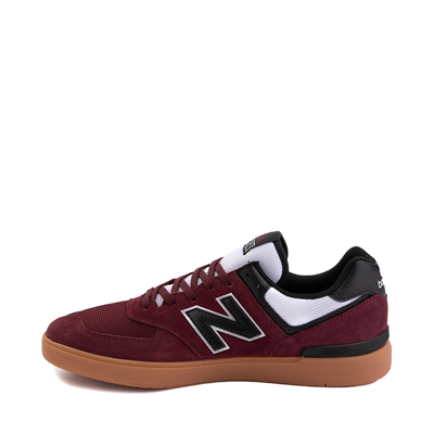 Alternate view of Mens New Balance 574 Court Athletic Shoe - Burgundy