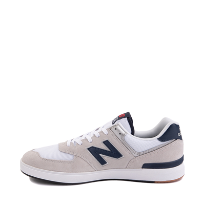 Alternate view of Mens New Balance 574 Court Athletic Shoe - Gray / Navy