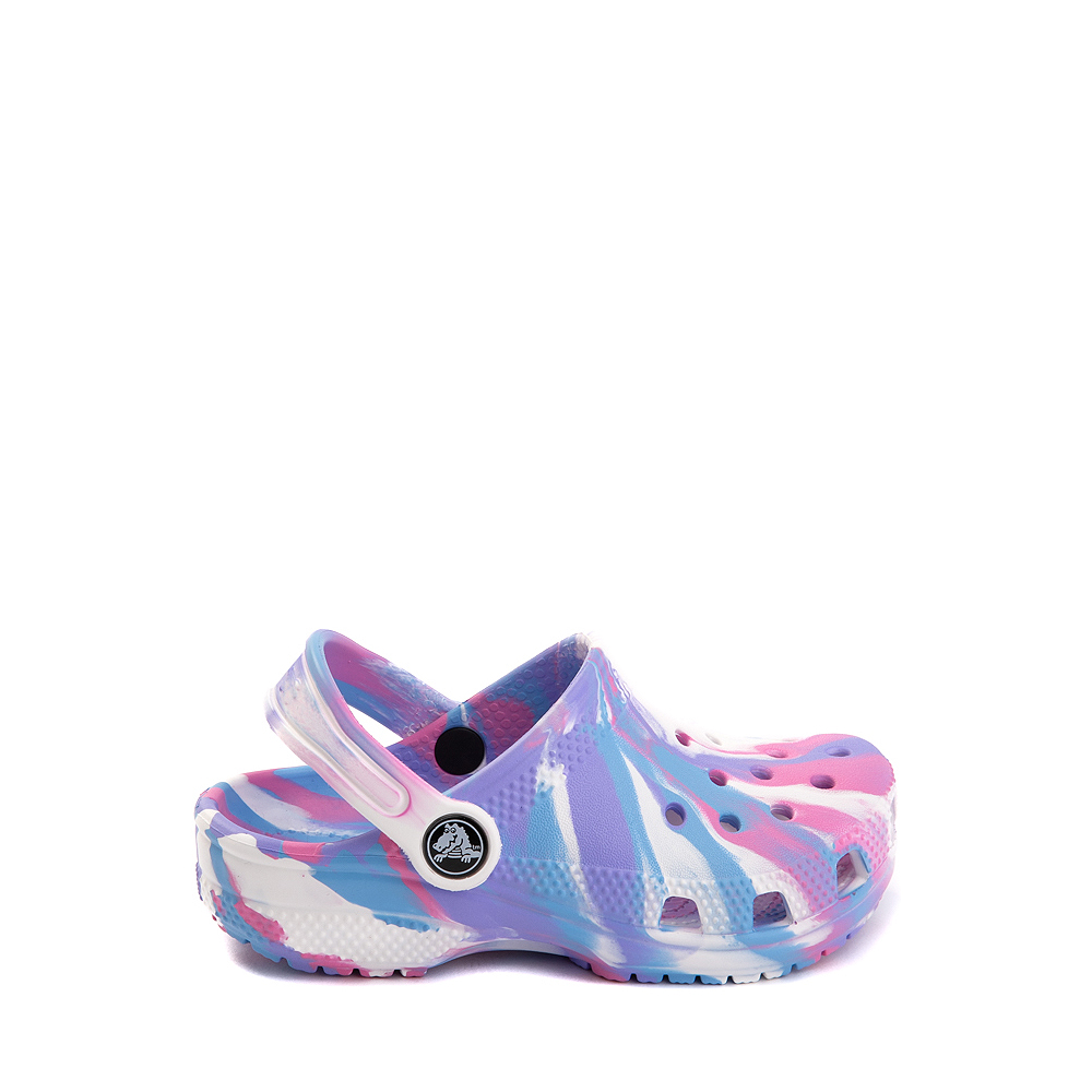 Crocs Classic Clog - Baby / Toddler - White / Marbled Pink