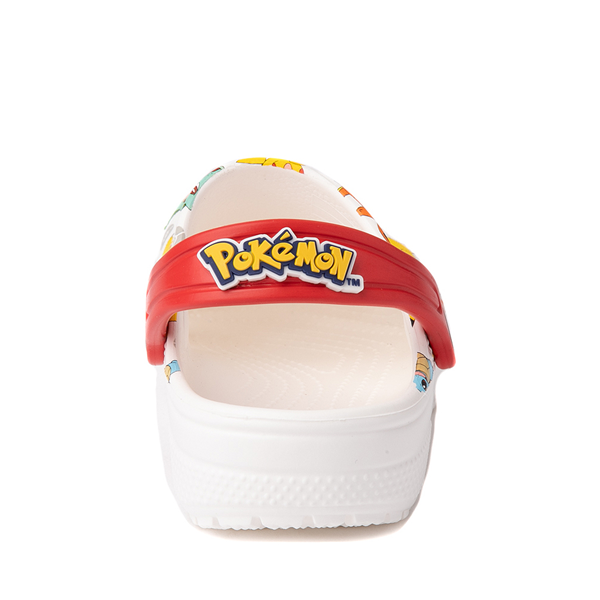 alternate view Crocs Classic Pokémon Clog - Baby / Toddler - White / MulticolorALT4