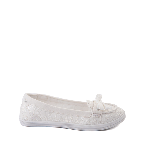 Main view of Womens Rocket Dog Minnow Slip On Casual Shoe - White