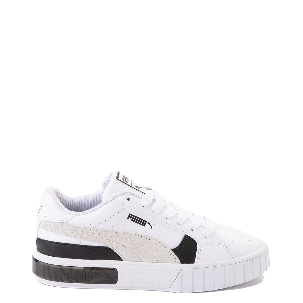 Womens PUMA Cali Star Athletic Shoe - White / Black / Gray