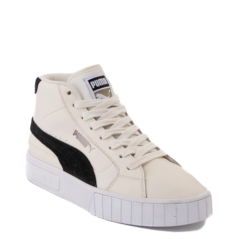 Womens PUMA Cali Star Mid Athletic Shoe - Ivory / Black | Journeys