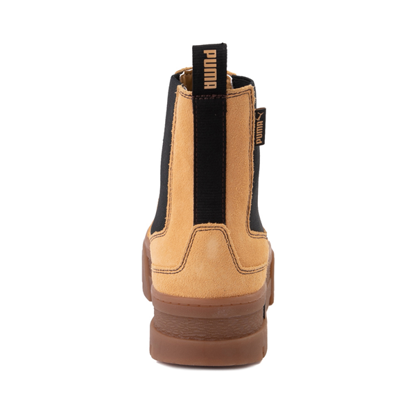 alternate view Womens PUMA Mayze Platform Chelsea Boot - WheatALT4