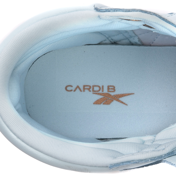 alternate view Reebok x Cardi B Freestyle Hi Athletic Shoe - Big Kid - Glass BlueALT2C