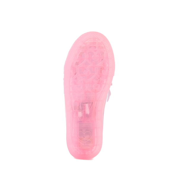 alternate view Skechers Twinkle Toes Shuffle Brights Butterfly Magic Sneaker - Little Kid - Light PinkALT3