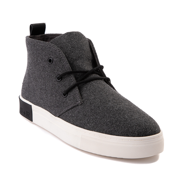 alternate view Mens Strauss and Ramm Chukka Boot - CharcoalALT5