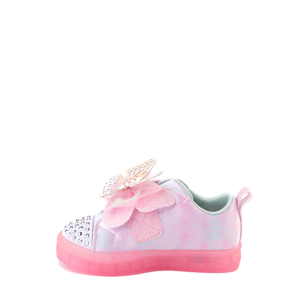 alternate view Skechers Twinkle Toes Shuffle Brights Butterfly Magic Sneaker - Toddler - Light PinkALT1B