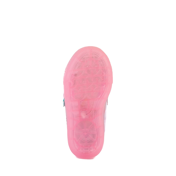 alternate view Skechers Twinkle Toes Shuffle Brights Butterfly Magic Sneaker - Toddler - Light PinkALT3
