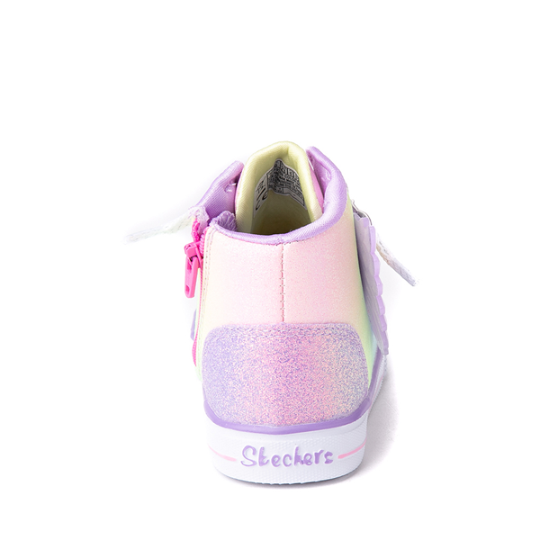 alternate view Skechers Twinkle Toes Twi-Lites Unicorn Wings Sneaker - Toddler - Purple / MetallicALT4