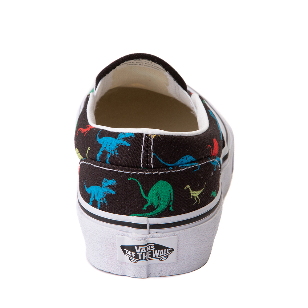 dinosaur vans slip ons