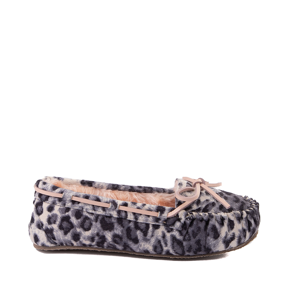 Womens Minnetonka Cally Casual Shoe - Gray Leopard