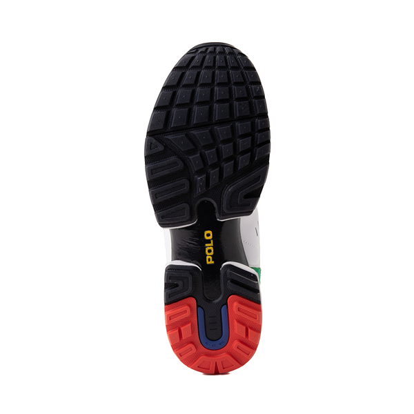 alternate view Mens Jogger Sneaker by Polo Ralph Lauren - White / MulticolorALT3