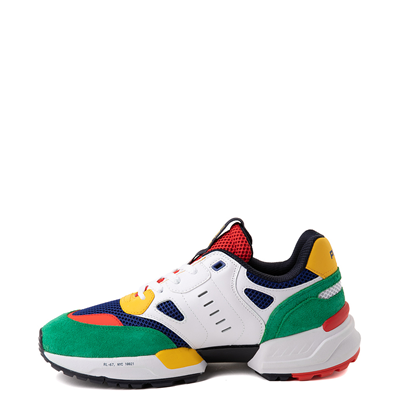 Alternate view of Mens Jogger Sneaker by Polo Ralph Lauren - White / Multicolor