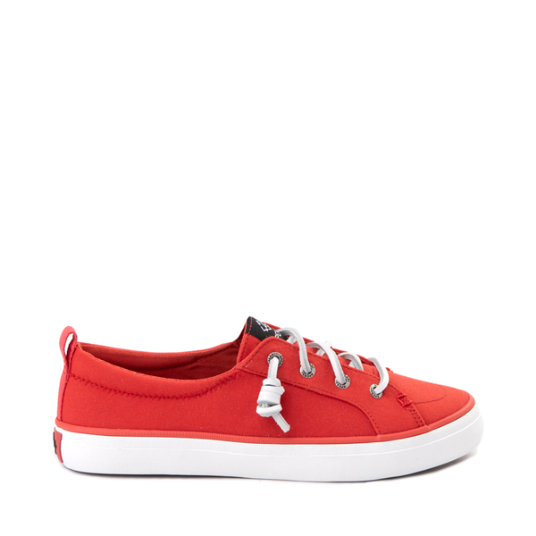 Main view of Womens Sperry Top-Sider Crest Vibe SeaCycled&trade; Casual Shoe - Red