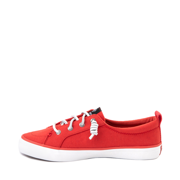 alternate view Womens Sperry Top-Sider Crest Vibe SeaCycled™ Casual Shoe - RedALT1