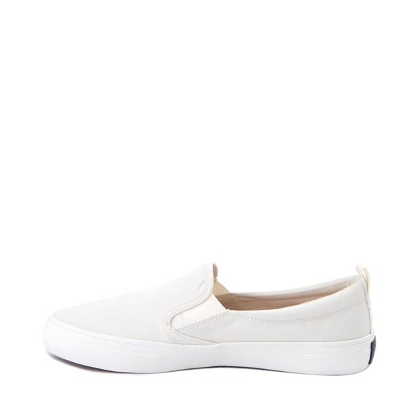 alternate view Womens Sperry Top-Sider Crest Twin Gore SeaCycled™ Slip On Casual Shoe - WhiteALT1