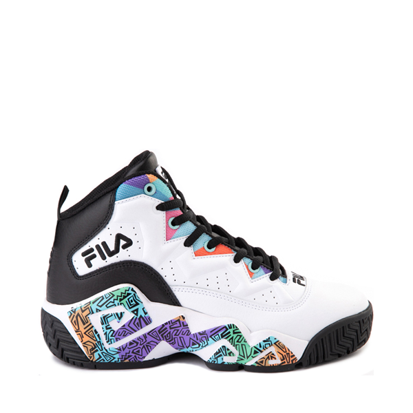 Womens Fila MB 90s Athletic Shoe White Multicolor Journeys