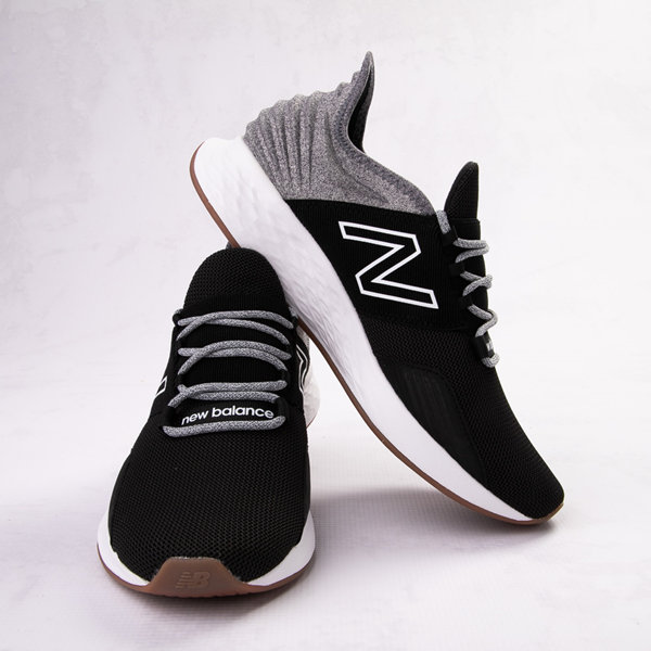 Mens New Balance Fresh Foam Roav Athletic Shoe - Black / Light Aluminum