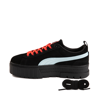 Alternate view of Womens PUMA x Dua Lipa Mayze Platform Athletic Shoe - Black / Blue Glow