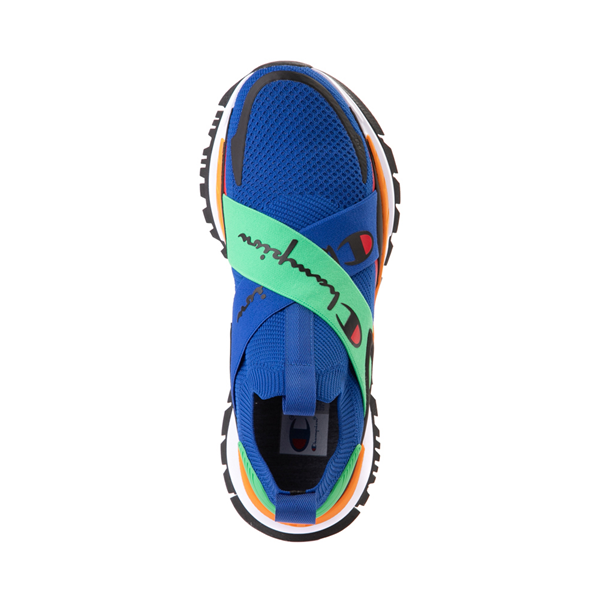alternate view Mens Champion Reflex X Athletic Shoe - Blue / MulticolorALT2