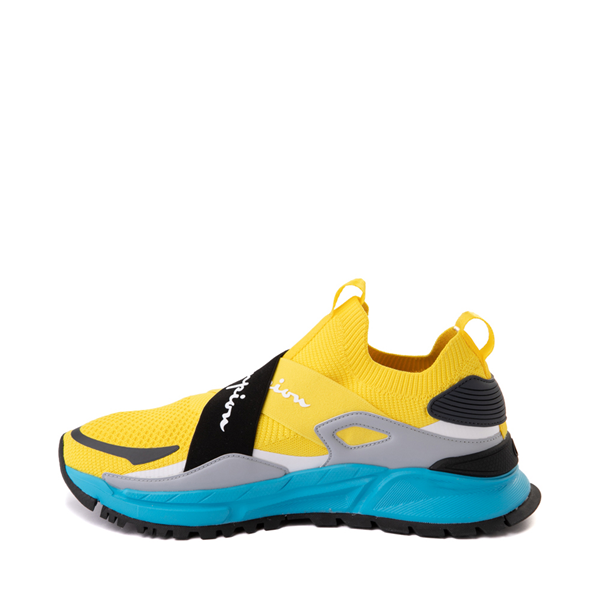 alternate view Mens Champion Reflex X Athletic Shoe - Yellow / MulticolorALT1