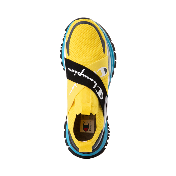 alternate view Mens Champion Reflex X Athletic Shoe - Yellow / MulticolorALT2