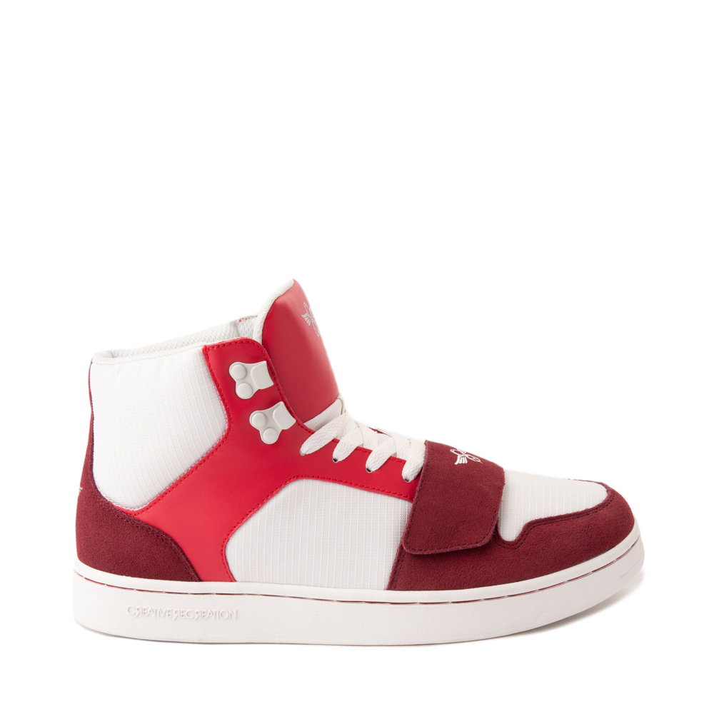 Mens Creative Recreation Cesario Hi Sneaker - Vintage Crimson