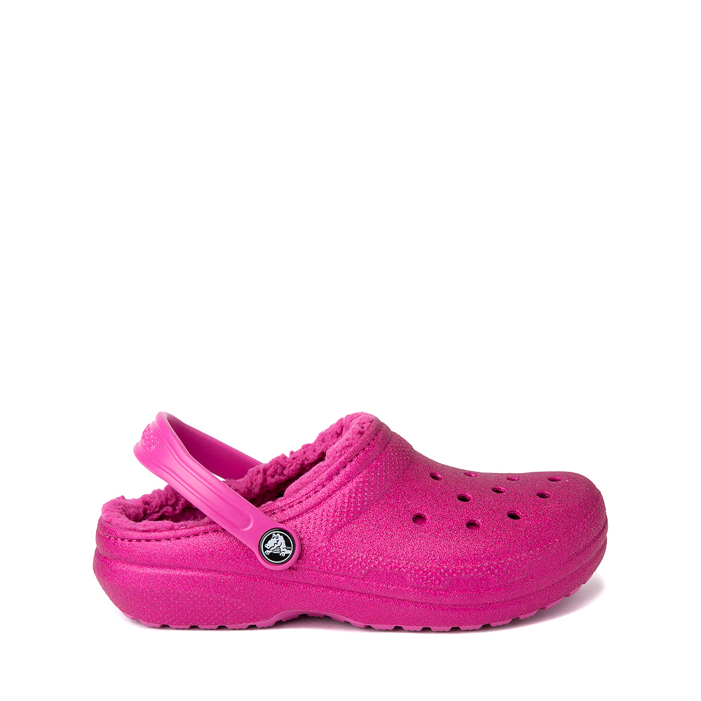 BRIGHT PINK CROCS Girls Little-big Kid Classic Clog