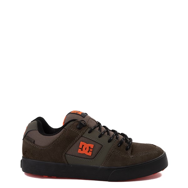 Main view of Mens DC Pure Winterized Skate Shoe - Dusty Olive