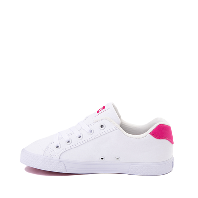 Alternate view of Womens DC Chelsea Skate Shoe - White / Pink