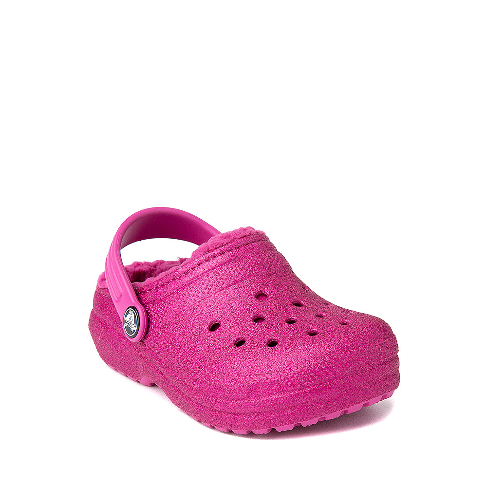 Crocs Classic Fuzz-Lined Clog - Baby / Toddler - Fuchsia | Journeys