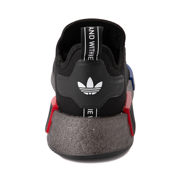 alternate view Mens adidas NMD R1 Athletic Shoe - Core Black / GreyALT4