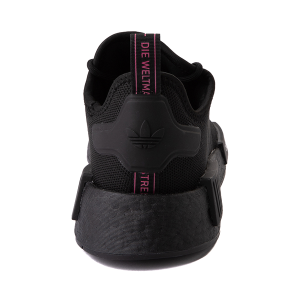 alternate view Womens adidas NMD R1 Primeblue Athletic Shoe - Black MonochromeALT4