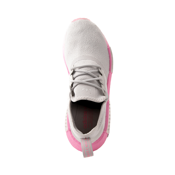 alternate view Womens adidas NMD R1 Athletic Shoe - Gray / Bliss PinkALT2